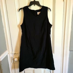 Motherhood Maternity Black Suede like Dress Size Medium